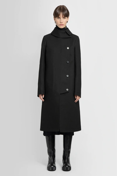 Raf Simons Coats In Black