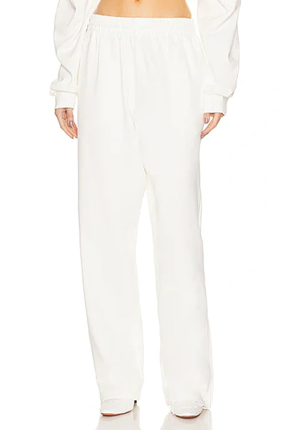 Wardrobe.nyc X Hailey Bieber Hb Track Trouser In Off White