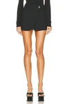 Coperni Jupe Courte Asymétrique In Black