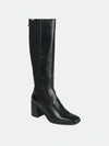 Journee Collection Women's Tru Comfort Foam Wide Calf Winny Boot In Black