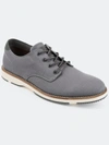 Thomas & Vine Men's Perkins Casual Textile Derby Shoes Men's Shoes In Grey