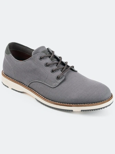 Thomas & Vine Men's Perkins Casual Textile Derby Shoes Men's Shoes In Grey