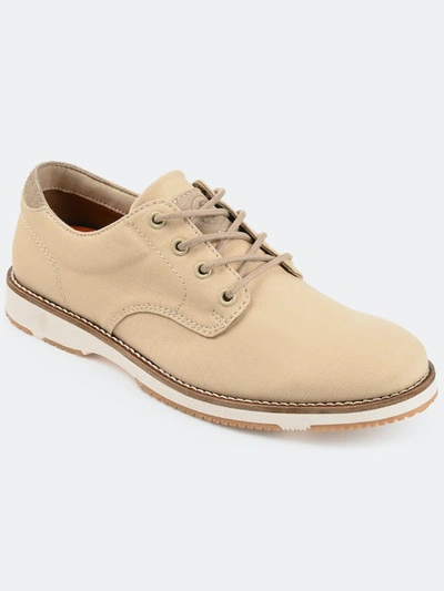 Thomas & Vine Men's Perkins Casual Textile Derby Shoes Men's Shoes In Tan
