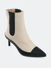 Journee Collection Eleece Tru Comfort Foam Bootie In Beige