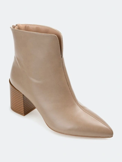 Journee Collection Kayden Tru Comfort Foam Bootie In Tan/beige