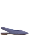 Sam Edelman Women's Whitney Slingback Flats Women's Shoes In Dusty Violet Suede