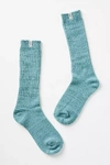 Ugg Rib Knit Slouchy Socks In Green