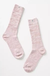 Ugg Rib Knit Slouchy Socks In Pink