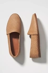 Nisolo Mara Woven Loafers In Yellow