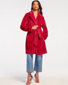 Ramy Brook Sydney Faux Fur Jacket In Magenta