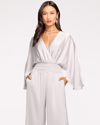 Ramy Brook Cheri Wide Leg Jumpsuit In Crystal Grey