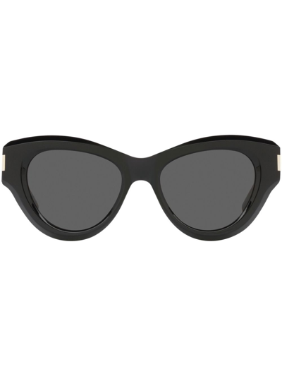 Saint Laurent Sl 506 猫眼框太阳眼镜 In Schwarz