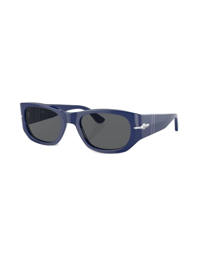 Persol Square Frame Sunglasses In Blau