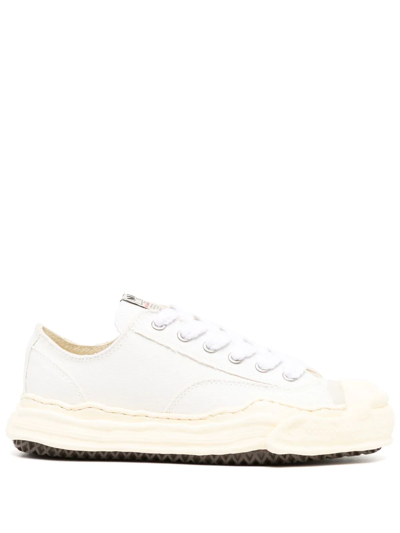 Miharayasuhiro Low-top Canvas Sneakers In White