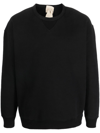 Ten C Logo-patch Crewneck Sweatshirt In Schwarz
