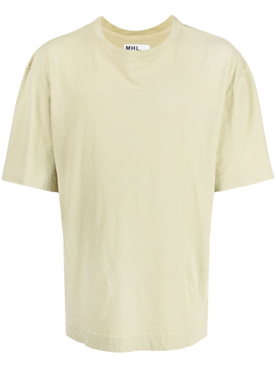 Margaret Howell Simple Jersey T-shirt In Green