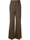 CLOSED HIGH-WAISTED STRAIGHT-LEG TROUSERS