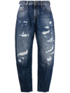 JACOB COHEN KENDAL MID-RISE TAPERED JEANS