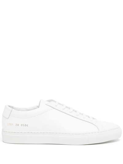 Common Projects White Original Achilles Low Trainers