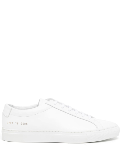 Common Projects Leather Low-top Sneakers In White