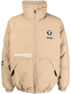 AAPE BY A BATHING APE PADDED HIGH-NECK JACKET