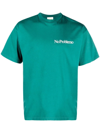 Aries Slogan-print Cotton T-shirt In Green