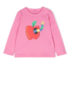 Stella Mccartney Graphic-print Top In Rosa