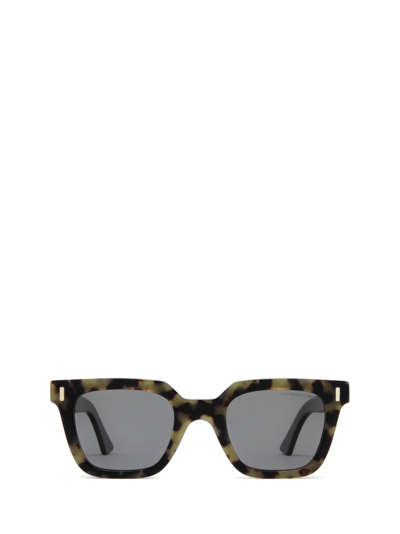 Cutler And Gross 1305 Sun Green Camo On Black Sunglasses