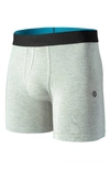 Stance Staple Boxer Briefs In Heather Grey