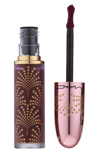 Mac Cosmetics Bubbles & Bows Powder Kiss Liquid Lip Color In Its A Tie