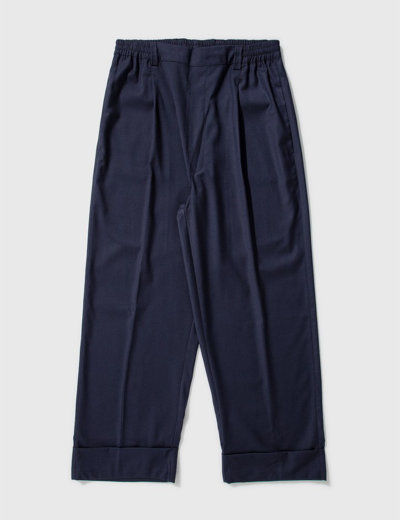Ololo Loose Fit Golf Trousers In Blue