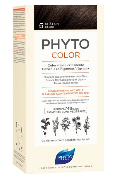 Phyto Colour Permanent Hair Colour In 5 Light Brown