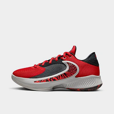Nike Freak 4 Big Kids' Basketball Shoes In University Red/bright Crimson