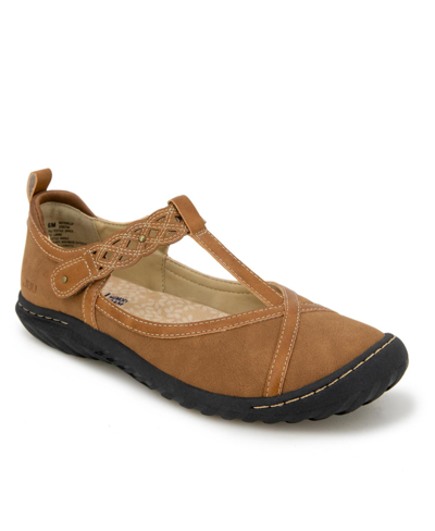 Jbu Women's Buttercup Flats Women's Shoes In Tan