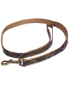 Barbour Tartan Plaid Lightweight Webbing Pet Leash In Classic Ta