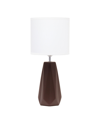 Simple Designs Prism Table Lamp In Brown