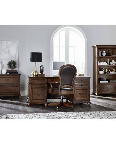 Furniture Clinton Hill Cherry Home Office Open Bookcase