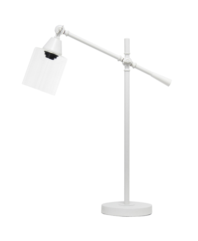 Lalia Home Vertically Adjustable Desk Lamp In White