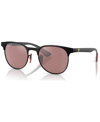 Ray Ban Ray-ban Rb8327m Scuderia Ferrari Collection 53 Unisex Polarized Sunglasses In Black