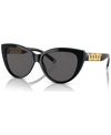 Tiffany & Co Women's Low Bridge Fit Sunglasses, Tf4196f56-x In Black