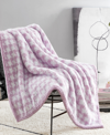 BETSEY JOHNSON CLOSEOUT! BETSEY JOHNSON HOUNDS TOOTH THROW, 60" X 50", CREATED FOR MACY'S