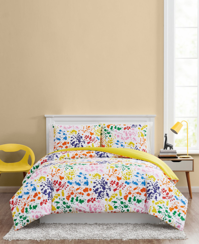 Crayola Splatter 2 Piece Comforter Set, Twin In Multi