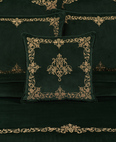 J Queen New York Noelle Decorative Pillow, 18" X 18" In Evergreen