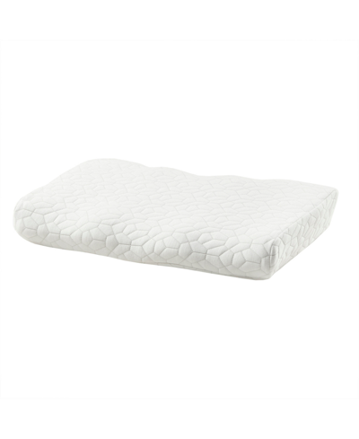 Sleep Philosophy Cooling Removable Rayon From Bamboo Cover Foam Pillow, Contour 22.5" In White