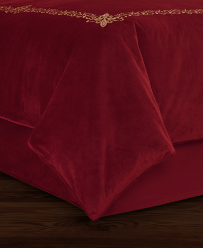 J Queen New York Noelle Bedskirt, King In Crimson