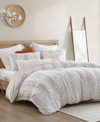 PERI HOME SNOW LEOPARD IVORY 3 PIECE COMFORTER SET, FULL/QUEEN