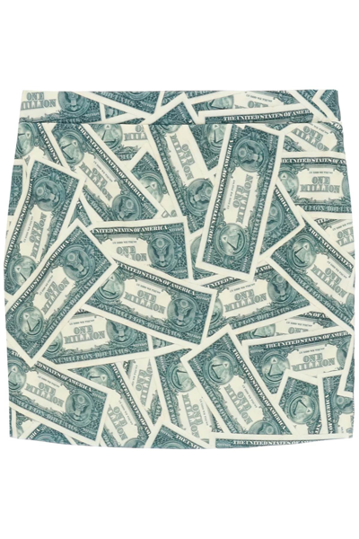 Vetements Green Million Dollar Miniskirt In Million Dollar (green)