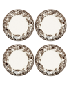 Spode Delamere Dinner Plates, Set Of 4 In Brown