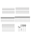 Oneida Satin Moda 65 Piece Flatware Set, Service For 12 In Metallic And Stainless