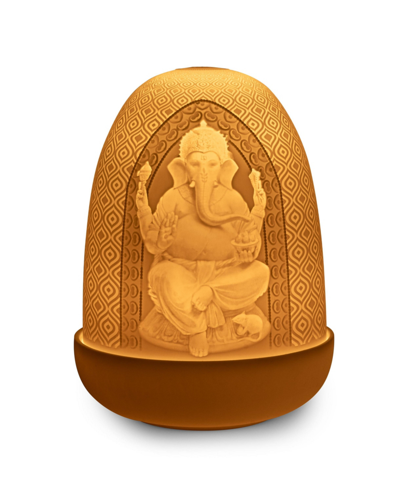 Lladrò Lord Ganesha Goddess Lakshmi Dome Lamp In Multi